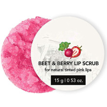 Exfoliante y humectante para labios de marca privada Beet &amp; Berry Exfoliante y humectante Pink Lip Sugar Scrub